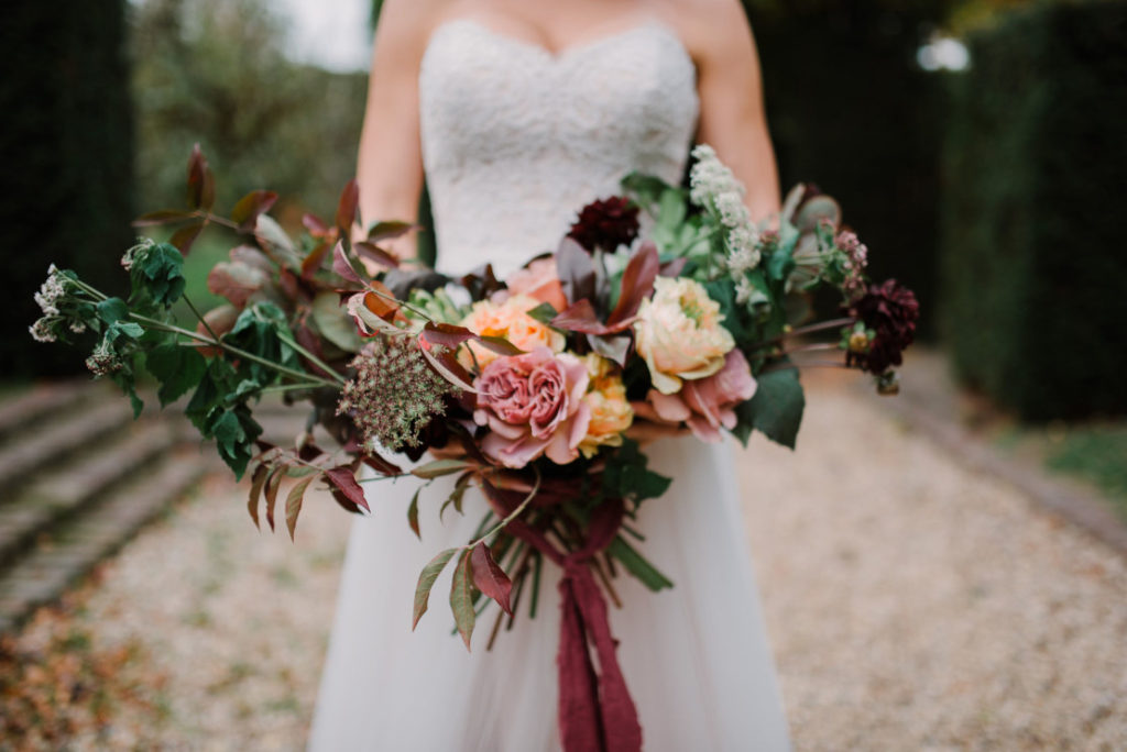 Fall inspired wedding styling workshop-Lovely and Planned-bridal bouquet close up