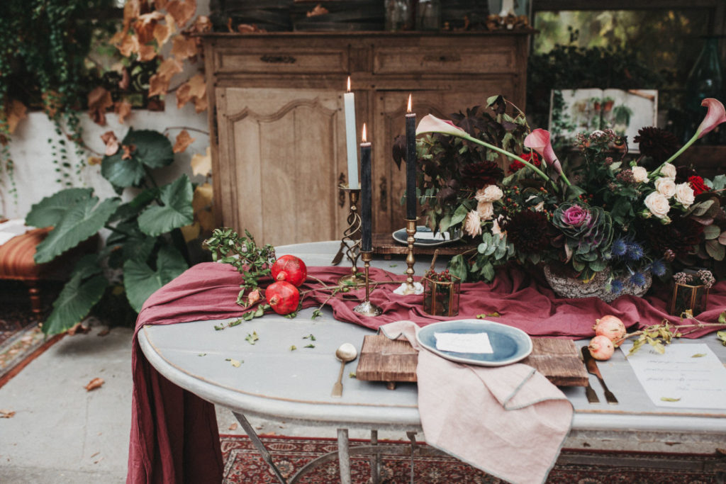 Fall inspired wedding styling workshop-Lovely and Planned-table decoration
