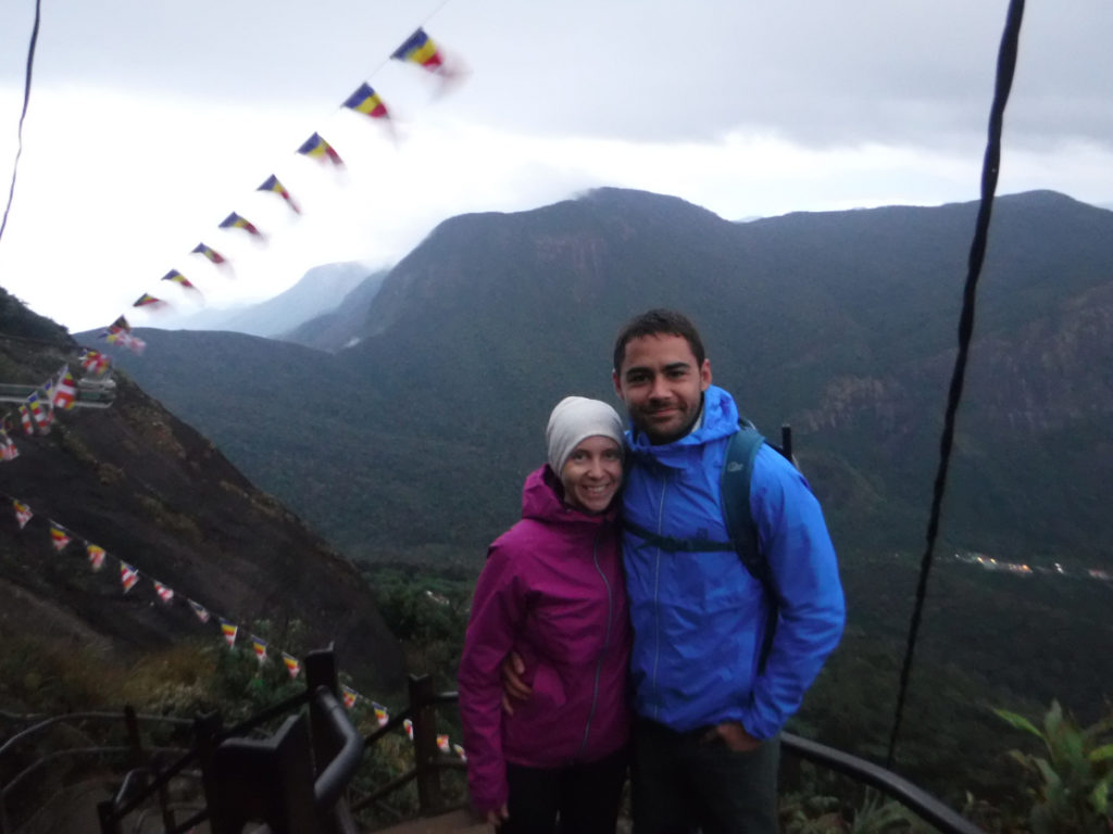 Meet Michaela, the heart behind Lovely & Planned and my husband Georg on top of Adams Peak in Sri Lanka